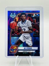 2024-25 Bowman University Chrome #4 AJ Storr Purple Lava Refractor