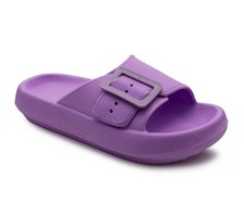 Womens Cloud Sliders Lightweight EVA Slippers Ladies Platform Sole Chunky Slides