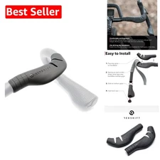 Comfort Enhancing Drop Bar Grips - Easy Install for Road and Fixie Bikes