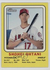2018 Topps Heritage High Number 1969 Collector Cards Shohei Ohtani #69CC-SO 0mh4