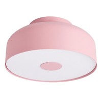 Deckenlampe Stahl Rosa E27 Flur Wohnzimmer Rund Ø 30 Cm Deckenleuchte Esszimmer