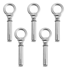 5pcs Lifting Expansion Eye Bolt Stainless Steel Bolt with Ring (M6X80mm)
