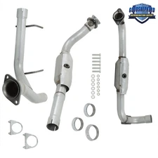 Y Pipe Catalytic Converter Set For 2005 2006 Ford Expedition 5.4L LH & RH Side