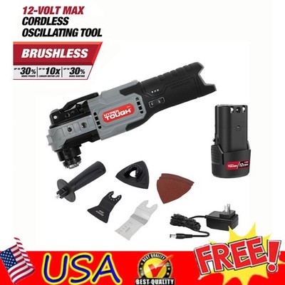Brushless Oscillating Multi-Tool 12V Max Lithium-Ion with 1.5Ah Battery/Charger