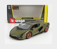 Burago 18-21099-GREEN Lamborghini - Sian Fkp 37 Hybrid 2020 - Verde Gea - GrÜN