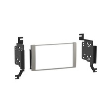 Metra 95-7325S Double DIN Silver Radio Installation Kit - Compatible Fits for