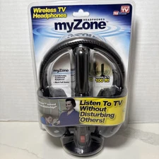 My Zone Wireless TV Headphones Transmits to 100 FT As Seen On TV