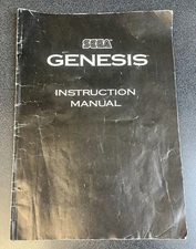 SEGA Genesis System Console Instruction Manual Booklet Only 1992