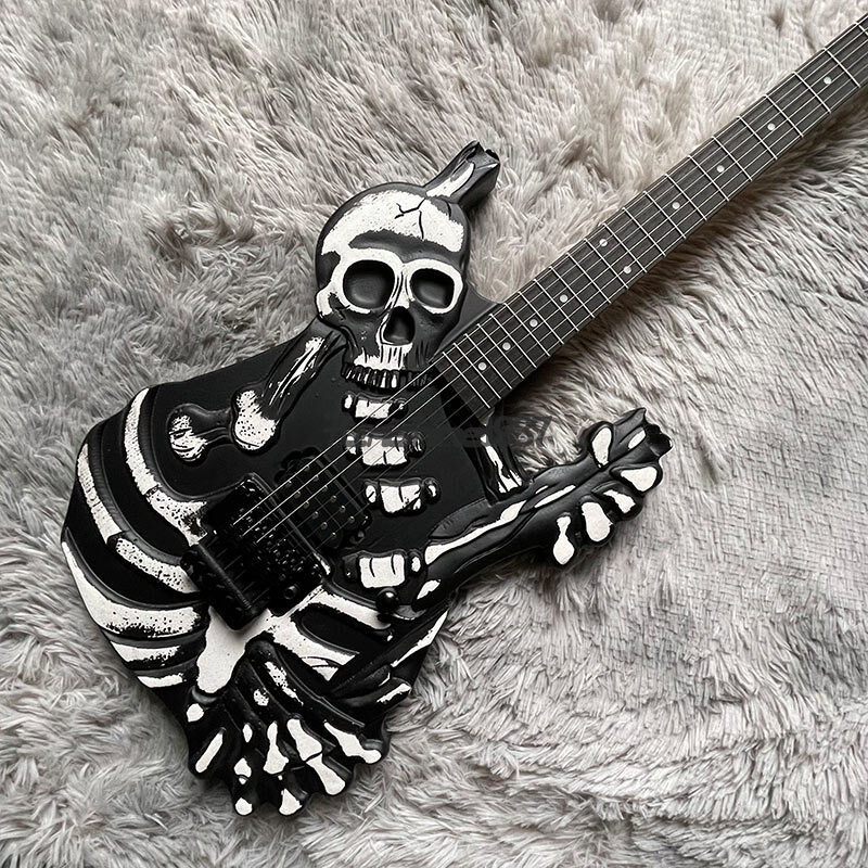 Custom Shop Rare Special Electric Guitar CNC Made Skull Body