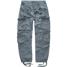 Surplus Airborne Vintage Mens Trousers Combat Workwear Military Cargo Pants Gray
