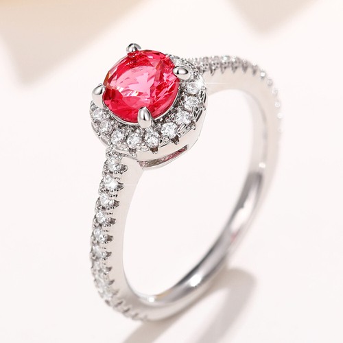Gorgeous Cubic Zirconia Rings Women Wedding 925 Silver Jewelry Size 6-10 - Picture 23 of 31
