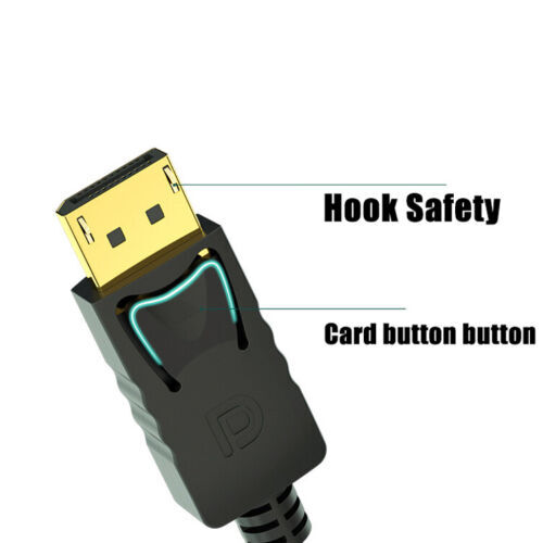 Displayport DP to HDMI Cable Male to Male HD 4K 1080P High Speed Display Port - Picture 3 of 12