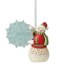 Jim Shore LEGEND OF THE SNOWFLAKE SNOWMAN ORNAMENT 6012979 NEW 2023 10TH ANNUAL