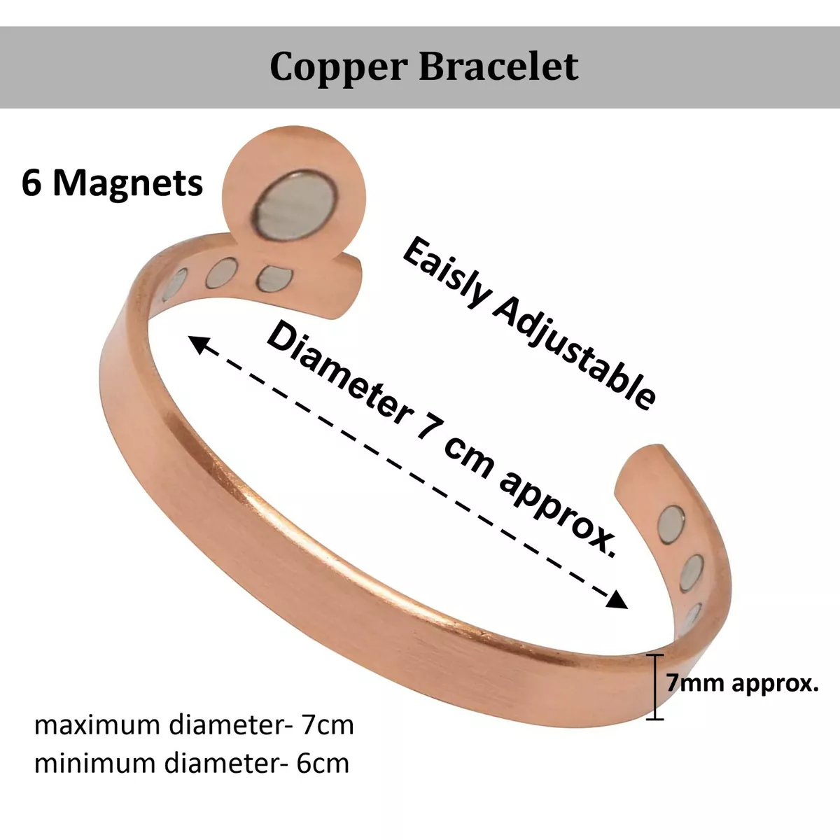 Arthritis bracelets | copper bangles | copper magnetic bracelets - DEMI+CO  Jewellery