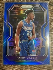 HARRY GILES III 2020-21 Panini Prizm Basketball BLUE Prizm #013/199 No. 233