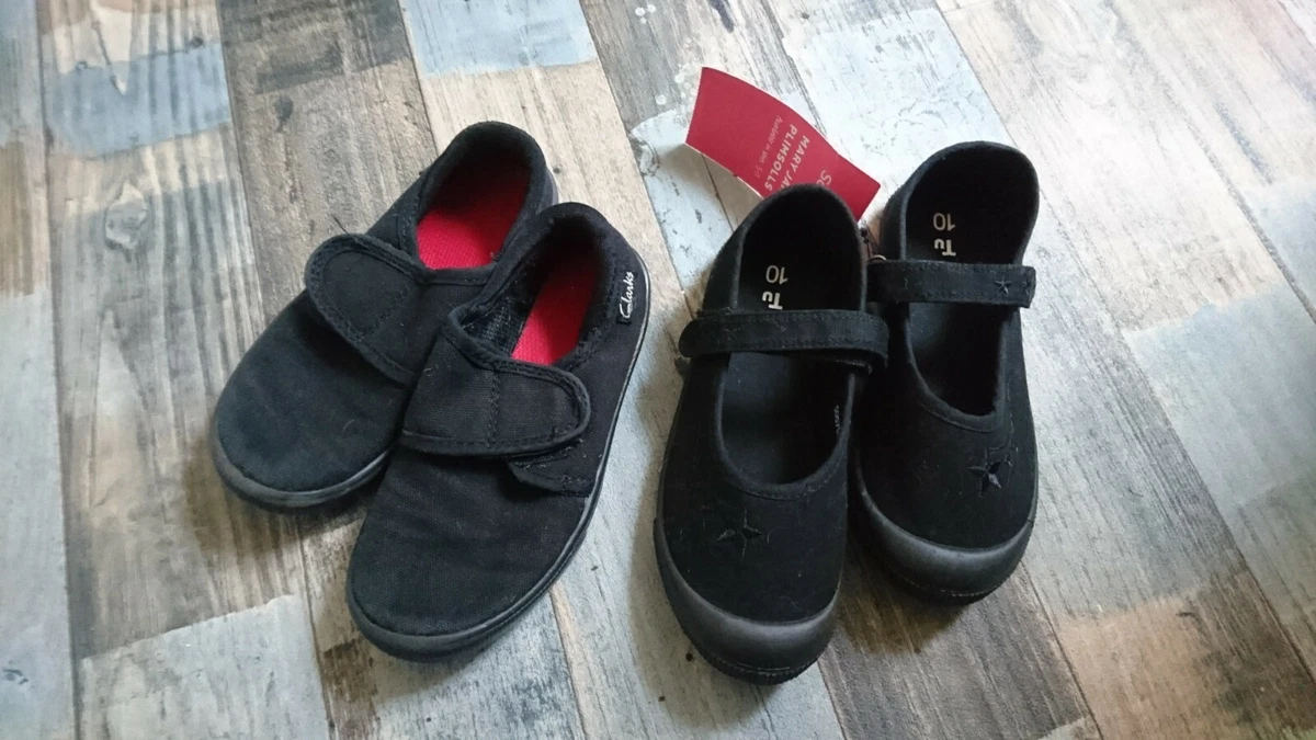 Clarks sales school plimsolls