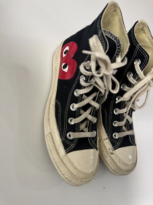 Converse x Comme des Garcons Play Chuck 70 Hi Sneakers Unisex M5/W7 Half Heart