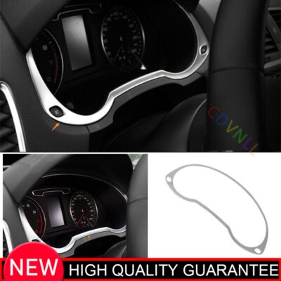 For Audi Q3 2013-2018 Silver Titanium Inner Dashboard Frame Trim Cover Bezel 1*