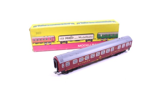 Prefo 426/00062 Mitropa 4-achs. Speisewagen WR 4 g DR Rot Beleuchtet Spur H0 OVP | Zustand: Gebraucht