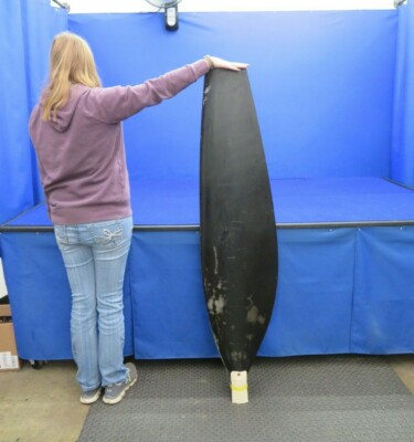 Vintage Airplane Propeller Blade Display Only / Man Cave Decoration (1221-101)