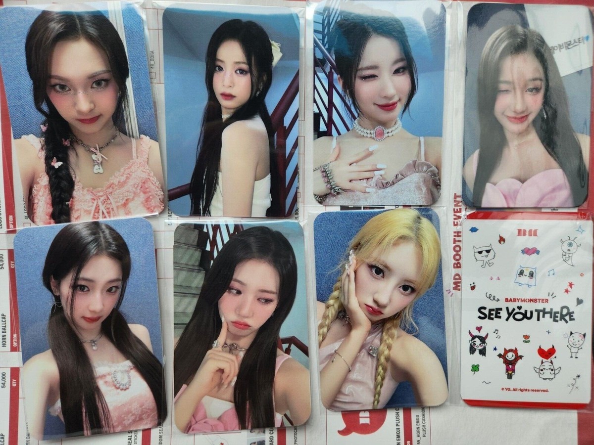 BABYMONSTER LUCKYDRAW photocard 30KW MD SEE YOU THERE IN SEOUL | eBay