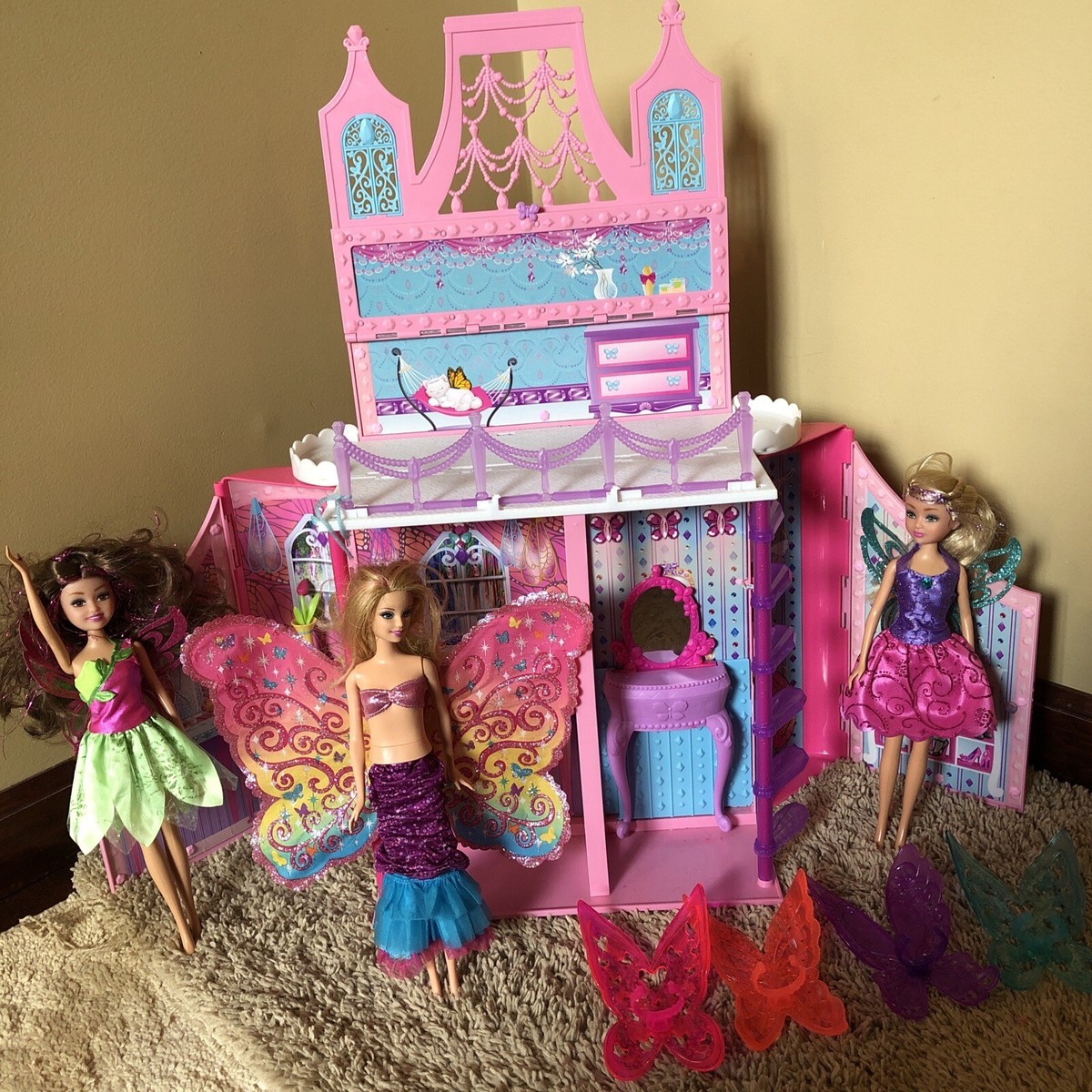 Barbie Mariposa and the Fairy Princess Playset House Butterfly - Main Image
