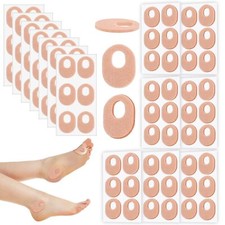 42 Pcs Callus Pads Soft Felt Oval Shape Corn Pads for Bottom of Foot