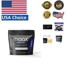 Enjoyable Coolmint Caffeine Gum – Enhanced Focus with 125mg Caffeine Per Piece