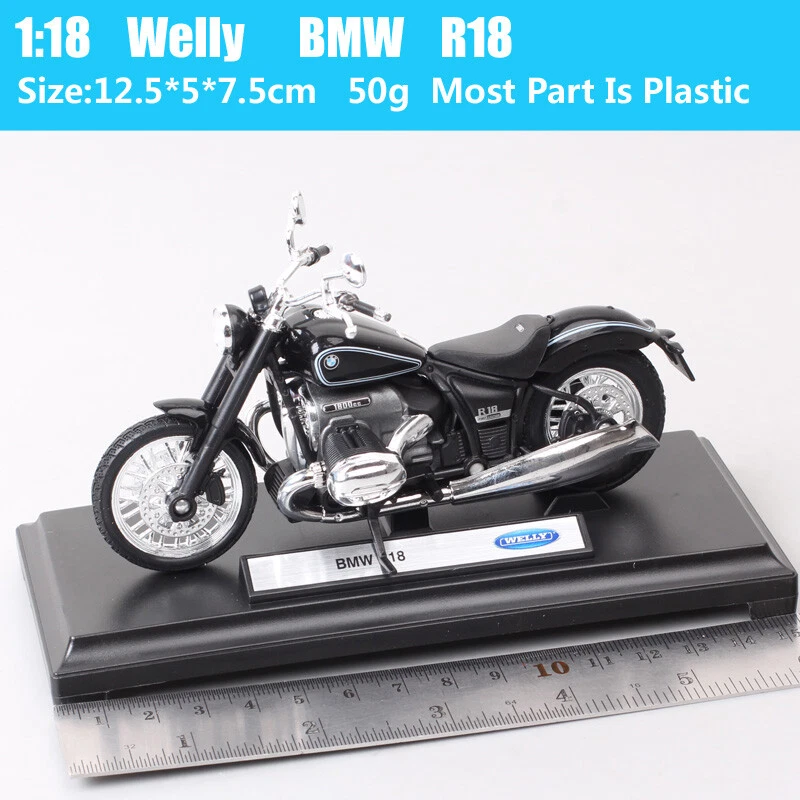 Welly 1:18 Scale 2020 BMW R18 Cruiser Motorcycle Retro Diecast Model Bike Toy - Image 2 of 4