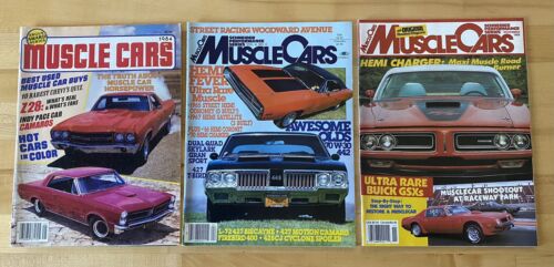 Muscle Cars magazines 1984 1986 1988 Hemis RTs GSX Z28 LOT 3 - Picture 1 of 4