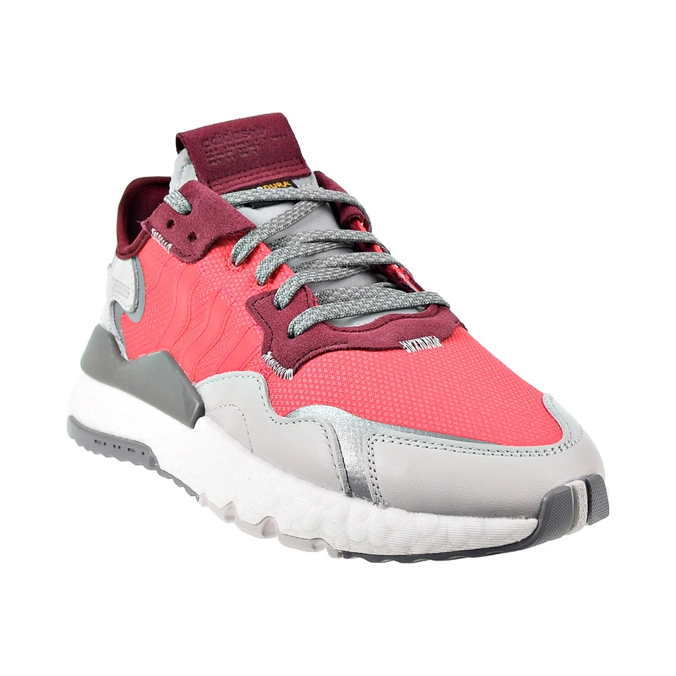 Zapatos para mujer Adidas Nite Jogger rojo choque-gris One EE5912 Foto 2 de 4