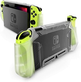 Mumba Dockable Case For Nintendo Switch Console JoyCon Controller TPU Grip Cover
