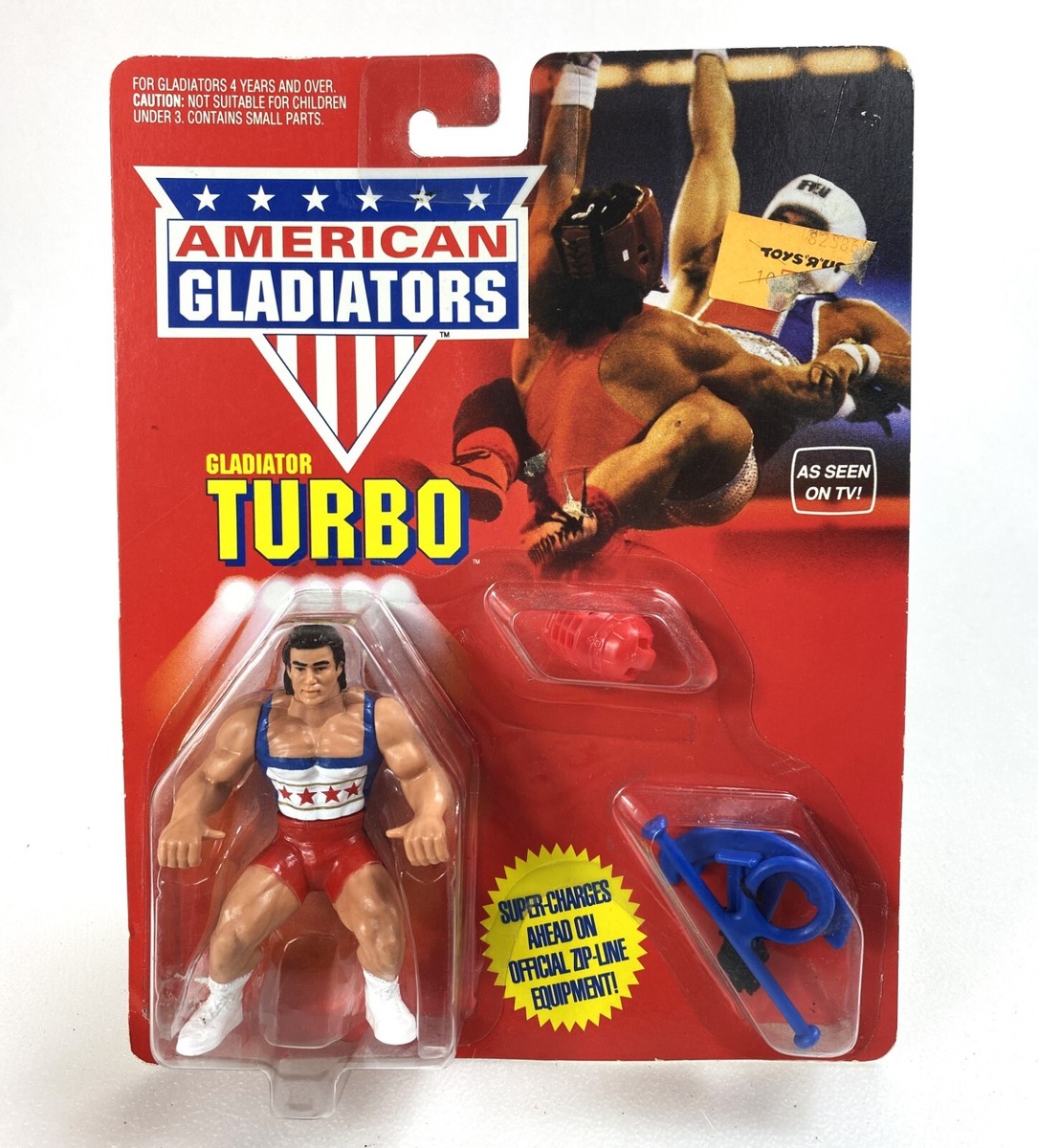Gladiator Turbo Vintage American Gladiators Action Figure New 1991 Mattel  90s TV