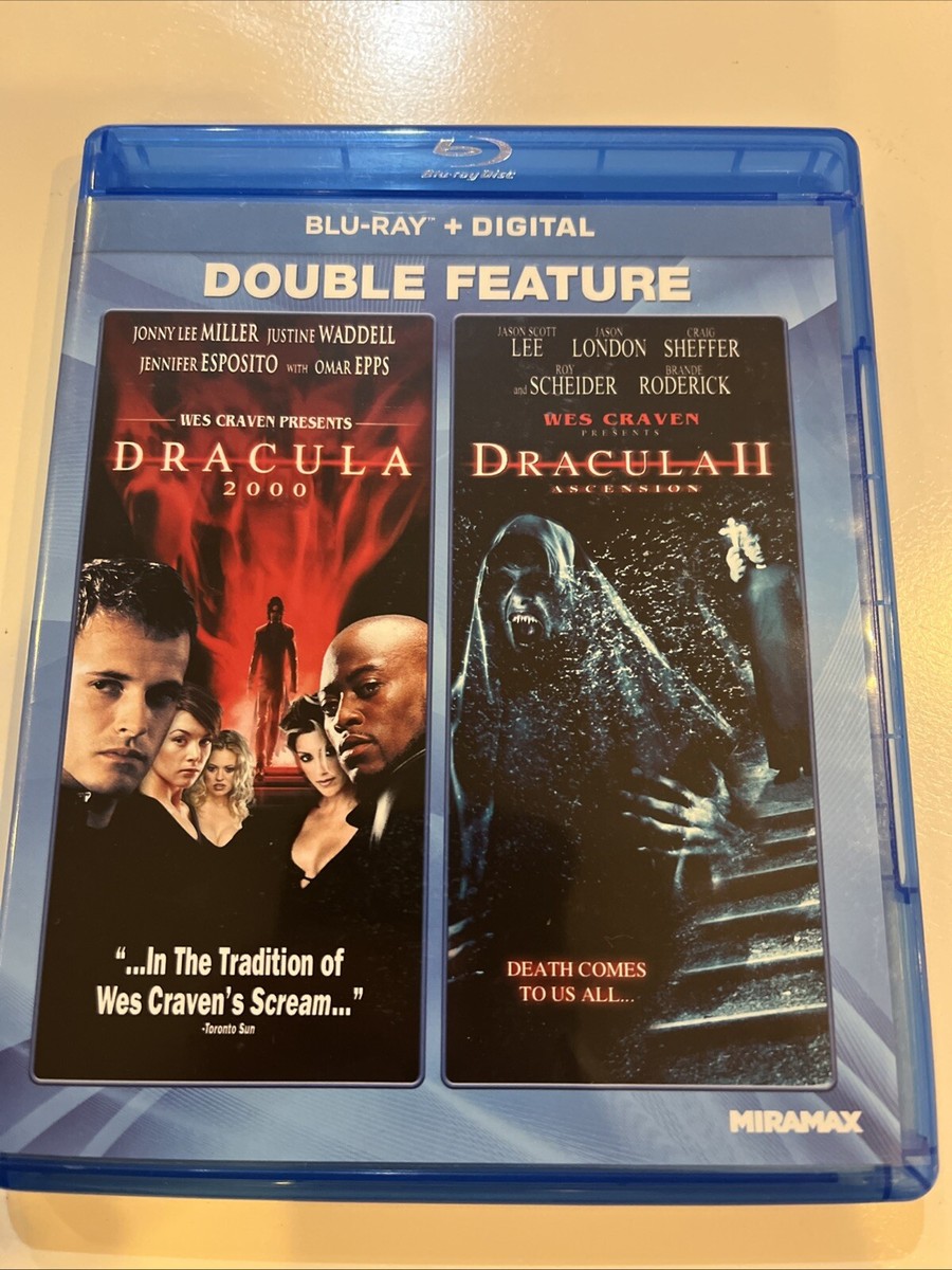 DRACULA 2000 + DRACULA II 2 ASCENSION Blu-ray Double Feature Wes