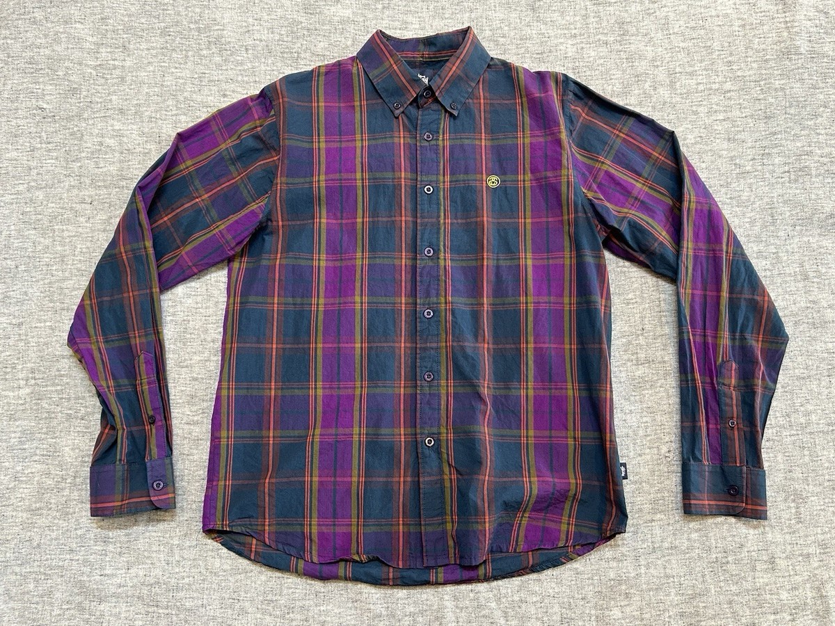 stussy Big Button Plaid LS Shirt (Multi)