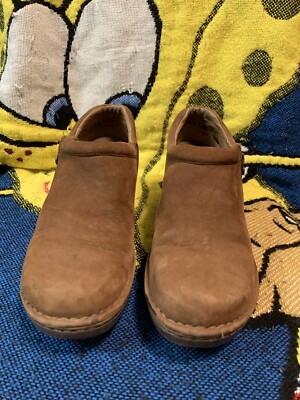 Ariat Brown Leather Slip-On Loafers 9.5b Ariat Womens Brown 3 Inch Moc Toe Loafer Cowgirl Boot main image 3