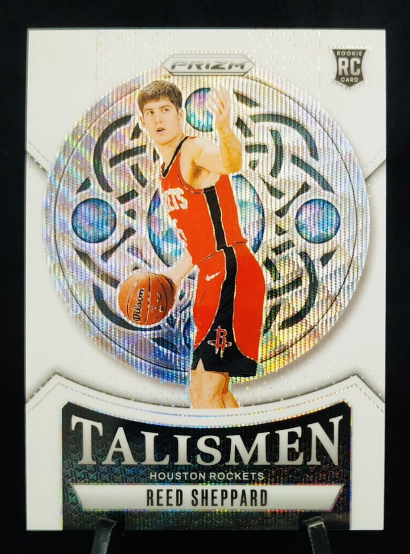 2024-25 Panini Prizm TALISMEN Reed Sheppard RC White Wave Prizm /20