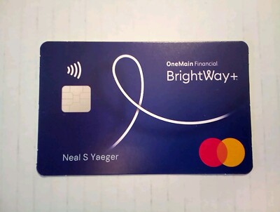 OneMain Financial Promotional Fake Mastercard Credit Card on Cardstock - 1 Sold 