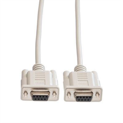 RS232-Kabel 9pol Buchse-Buchse, 1,8 m