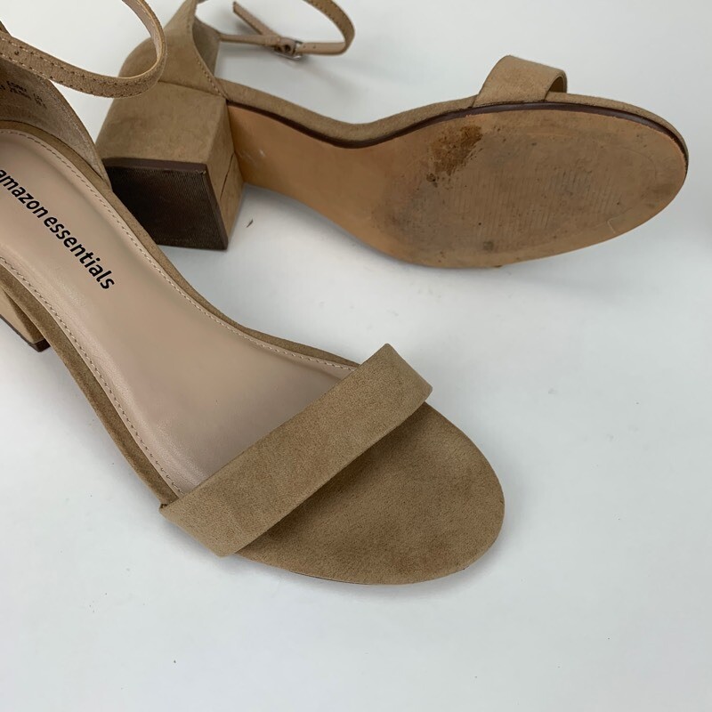 Amazon Essentials Womens Ankle Strap Sandals Beig… - image 2