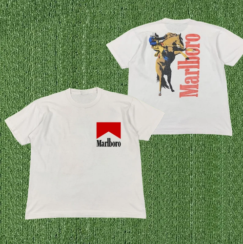 Vintage 80s Marlboro Cowboy T-shirt 