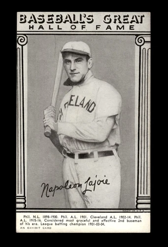 1948 Exhibit Hall of Fame Set-Break # 20 Nap Lajoie VG-VGEX *GMCARDS*