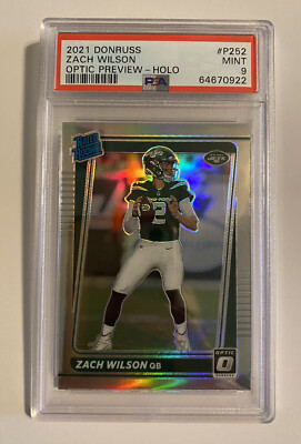 2021 Panini Donruss Optic Preview #P252 ZACH WILSON Rated Rookie