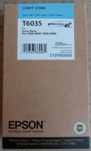 Oryginalny Epson T6031 T6032 T6033 T6034 T6035 T6036 T6037 T6039 T603B T603C - Zdjęcie 8 z 11