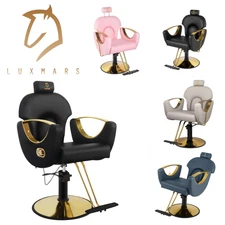 Barber Chair Heavy Duty Salon Chair Reclining Hydraulic Styling Chair Barbershop