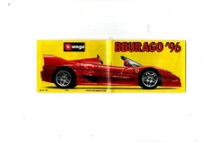 BBURAGO 80 PAGE POCKET SIZE MODEL CATALOGUE IN EX MINT COND ISSUED 1996 IN ITALY
