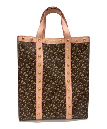 BURBERRY                    2WAY shoulder bag Brown × Pink ITPELMS33CAM