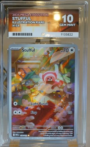 Stufful 154/132 Illustration Rare Mega Evolution ACE 10 - Perfect Subgrades