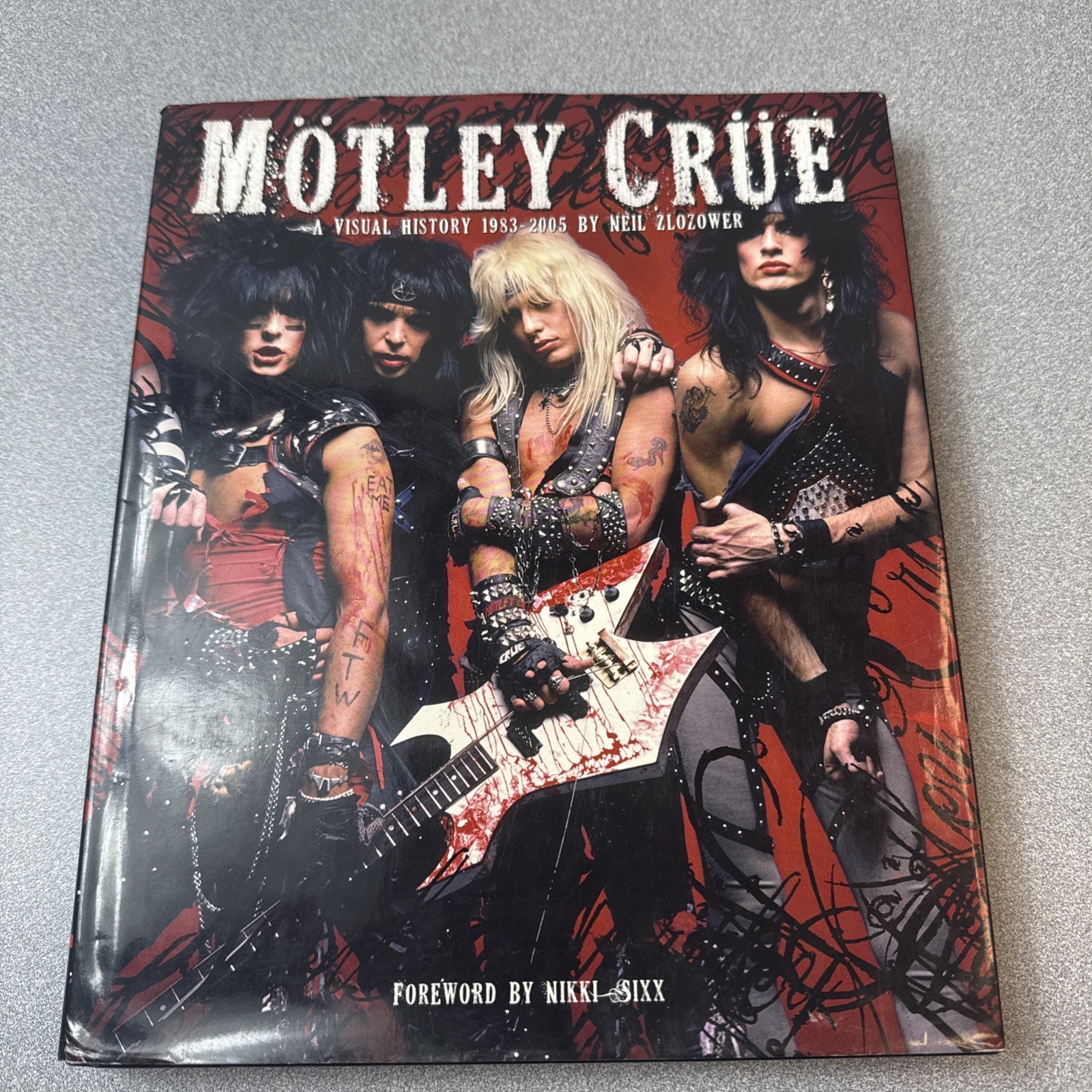 Rock Book Motley Crue A Visual History 1983-1990 by Neil Zlozower 2009 Hardcover