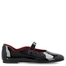 Burberry Girls Seth Leather Mary Jane Leather Flat